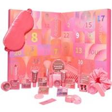 Sunkissed Beauty Makeup Advent Calendar Book Pink 25 Pack