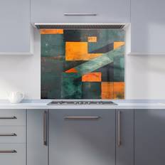 Splash Guards Warren Reed Dynamic Angles Glass Kitchen Splashback 75 x 90 x 0.6 cm Splash Guard