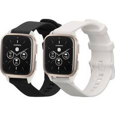 Garmin Venu Uhrenarmbänder Kwmobile 2x Sportarmband Kompatibel Garmin Venu SQ 2
