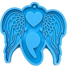 Blue Casting Furtalk Silicone Heart Angle Wing Resin Mold