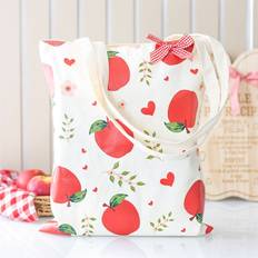Fabric Tote Bags Something Different Polycotton Tote Bag - Apple