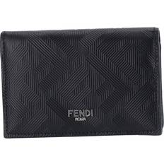 Silver Card Cases Fendi Shadow Card Holder - Black
