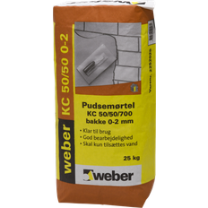 Weber Saint-Gobain Pudsemørtel Sand KC 50 50 700 0-2 mm 25 kg