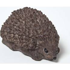 Brown Keychains Homescapes Brown Hedgehog Hollow Resin Key Keeper