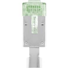 Simply45 RJ45 Pass-Through Stik CAT6 STP 50 Stk