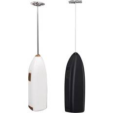 Wejoy 2 Pcs Handheld Mini Electric Drink Mixer