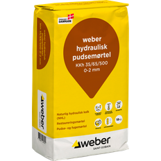 Mur- & Jordtilbehør Weber Hydraulisk Pudsemørtel KKH 35 65 500 0-2 mm 18 kg