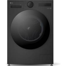 LG 9 kg Black Tvättmaskin