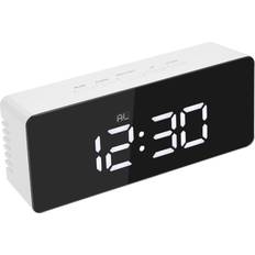 Alarm Clocks Tooarts Multifunctional Plastic Mirror LED Night Light