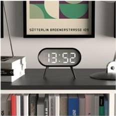 Alarm Clock Cyborg Noir 14x11.9x6 cm