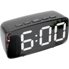 Alarm Clocks Goolrc Digital Large Mirrored LED Alarm Clock
