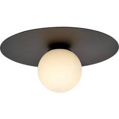 Emibig Loftplafonder Emibig Solar 1 Sort Opal Loftslampe Ø15 cm E14 230V Loftplafond