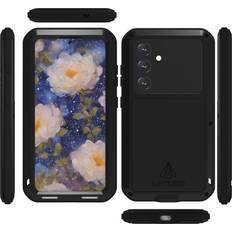 LOVE MEI Samsung Galaxy S25 Fodral Pansar Skydd Härdat Glas