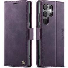 Samsung galaxy s23 ultra leather case GANGXUN Retro Leather Wallet Case Samsung Galaxy S23 Ultra