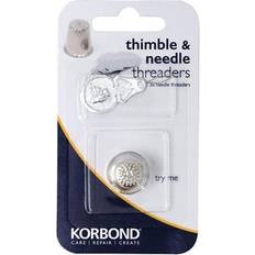 Thimbles Korbond Thimble Needle Threaders 3 pcs