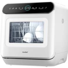 Comfee White Countertop Dishwasher 6 Programs