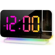 EN8853B RGB Digital Väckarklocka Vit