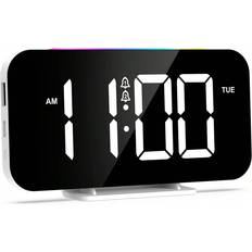 Alarm Clocks New'C Oria Digital Large LED Bedside Alarm Clock