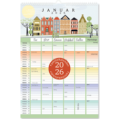 1Conzept Familiekalender 2026 Modern