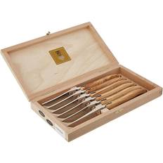 Set of 6 Laguiole Knives Oak Gift Box