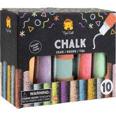 Sidewalk Chalk Tiger Tribe Chalk Stationery 10 Jumbo Chalks