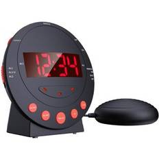 TS-BC600 Højt Vibrerende Vækkeur 12 24 Timers Display