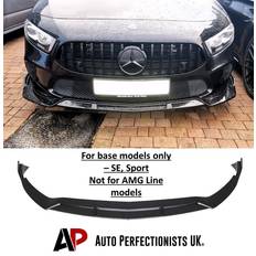 Bumpers Auto Perfectionists UK Mercedes A180 A200 Brabus Style W177 V177 Front Splitter Spoiler Lip