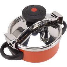 Food Cookers HG 2L 2 Liter Stainless Steel Mini Pressure Cooker Canner