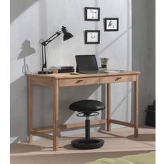 Computertisch Bürotisch Eiche Natur Geölt
