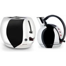 Giulietta Kettle and Romeo Toaster Set Chrome