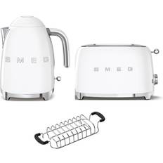Smeg KLF03 Kettle TSF01 Toaster Bun Warmer Bundle