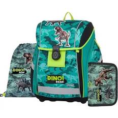 Dino Premium Skoletaske Sæt - Mønster