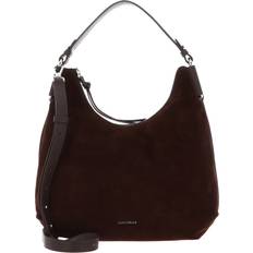 Coccinelle Rebekka Suede Hobo Bag - Mørkebrun