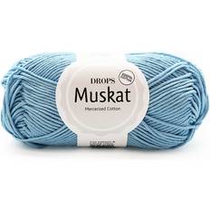 Drops Design Muskat Uni Colour Light Blue 100m