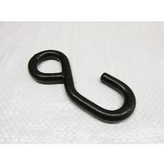 Black Bungee Cords & Ratchet Straps Securefix Direct Black S Hook With Eye 25mm Hanging Tie Down 600kg