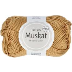 Drops Design Muskat Garn Uni Colour Mustard 100m