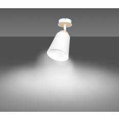 Atlas Lamper Atlas 1 Hvid Loftslampe E27 230V 15W Loftplafond