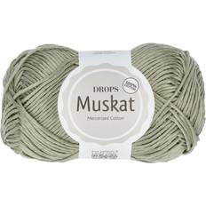 Garn & Håndarbejdsudstyr Drops Design Muskat Uni Colour Pistachio 100m