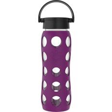 Glass Water Bottle Lifefactory Glass Water Bottle 650ml Plum