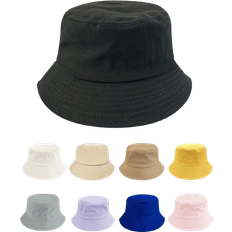 Polyester Accessories Shein 1pc Kids Solid Color Breathable Bucket Hat With Adjustable Inner Band, Versatile Design Suitable For All Seasons, Casual Daily Wear, Hiking, Traveling, Commuting, Available In Multiple Sizes And Colors
