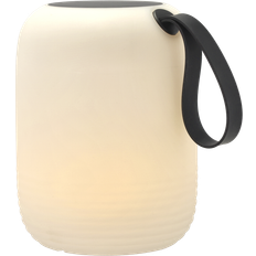 Hav LED Lampe Med Solar Ø21 cm Hvid Sort