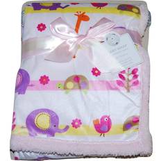 Pink Baby Blankets KAV Baby Girl Blanket Soft Fleece Pink