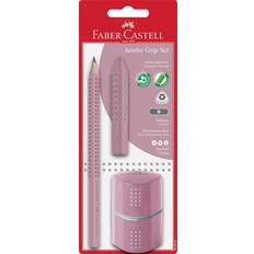 Faber-Castell Jumbo Grip Pencil Twin Sharpener Rose Shadow