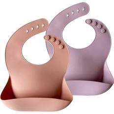 Silicone Baby Bibs Set Of 2