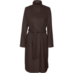 Vero Moda Twodope Coat - Chocolate
