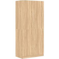 vidaXL Engineered Wood Sonoma Oak Wardrobe 90x200cm