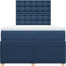 vidaXL Box Spring Blue Kontinentalsäng 120x190cm