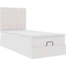 vidaXL Ottoman White Sängram 90x203cm