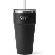 Yeti Sort Termokopper Yeti Rambler Straw Black Termokop 76.9cl