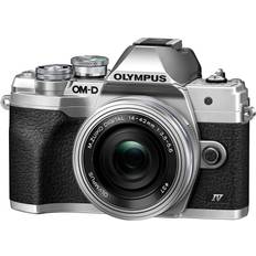 Spegellösa systemkameror OM SYSTEM OM-D E-M10 Mark IV + ED 14‑42mm F3.5‑5.6 EZ Silver